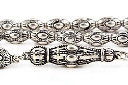 Silver Filigree Prayer Beads
