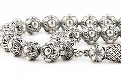 Silver Prayer Beads