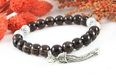 Smokey Quartz & Pearl Bracelet