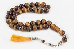 Tiger's Eye Prayer Beads
