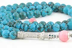 Turquoise Prayer Beads (99 Beads)