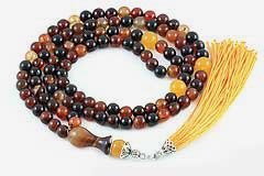 Yemen Agate Mala