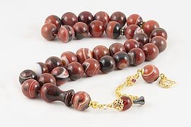 Yemen Agate Prayer Beads