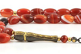 Yemen Agate Prayer Beads