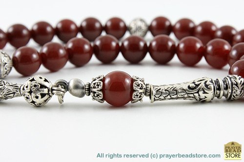 Agate (Carnelian) Prayer Beads