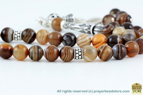 Yemen Agate Prayer Beads