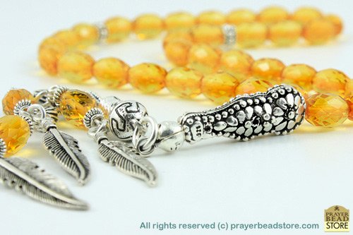 Amber Prayer Beads