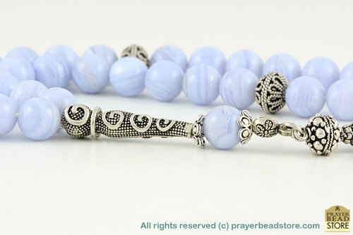 Blue Chalcedony Prayer Beads