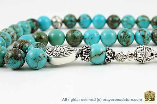 Howlite Turquoise Prayer Beads