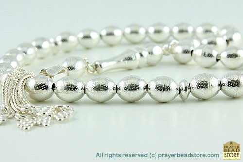 Silver Prayer Beads