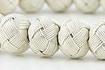 Knitted Silver Prayer Beads
