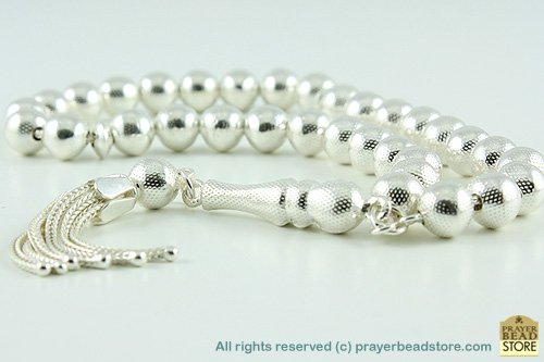 Silver Prayer Beads