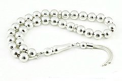 Silver Prayer Beads