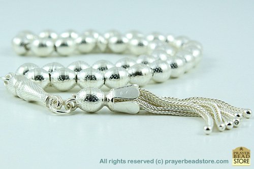 Silver Prayer Beads