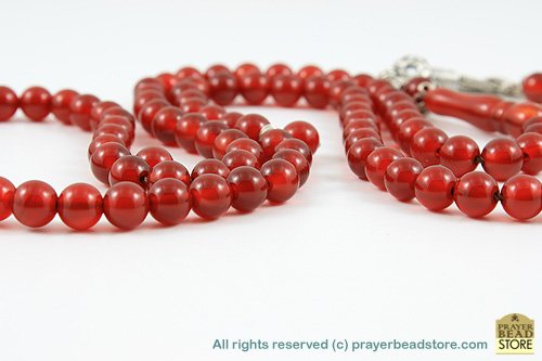 Agate (Carnelian) Prayer Beads (99)