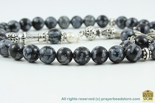Obsidian Prayer Beads