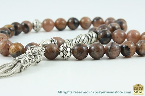 Staurolite Prayer Beads