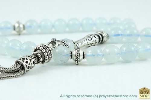 Aquamarine Prayer Beads