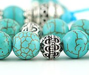 Howlite Turquoise Worry Beads