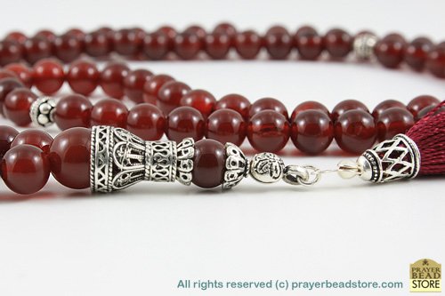 Agate (Carnelian) Mala