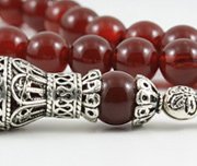 Agate (Carnelian) Mala