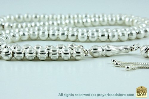 Silver Prayer Beads (99)