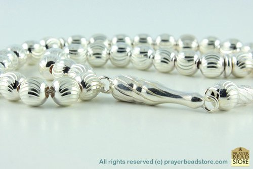 Silver Prayer Beads