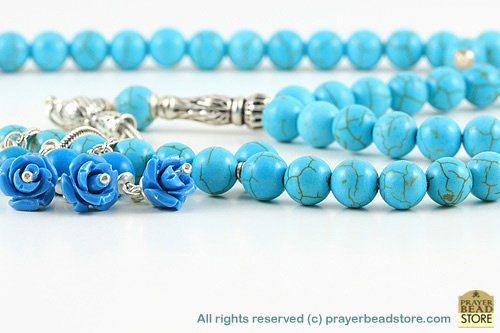 Howlite Turquoise Prayer Beads (99)
