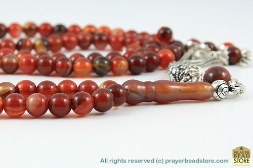 Yemen Agate Prayer Beads (99)