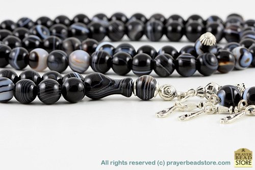 Onyx Prayer Beads (99)