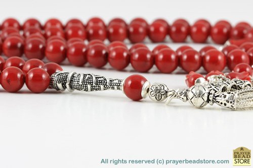Coral Prayer Beads (99)