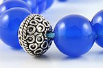 Blue Agate Worry Beads
