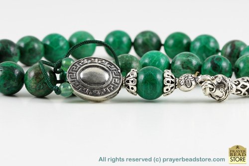 Green Coral Worry Beads