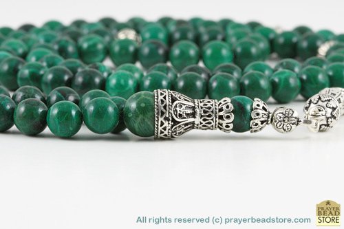 Green Coral Mala