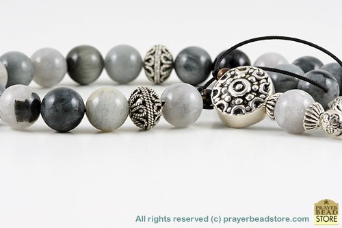 Eagle Eye Agate Worry Beads