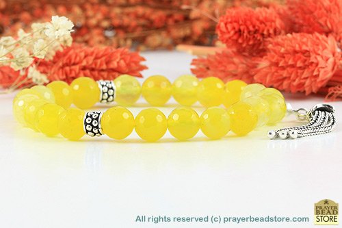 Yellow Chalcedony Bracelet