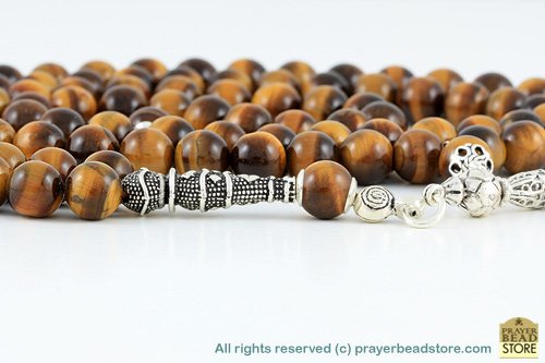 Tiger's Eye Prayer Beads (99)