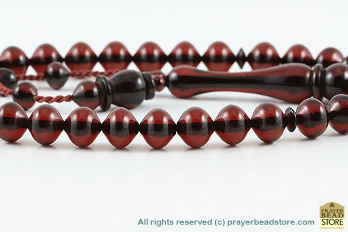 Dominican Fire Amber Prayer Beads