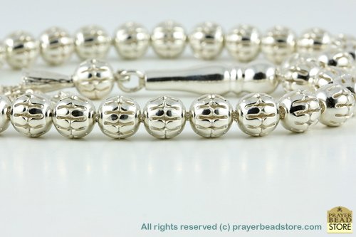 Silver Prayer Beads