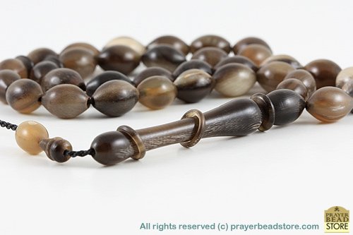 Buffalo Horn Prayer Beads