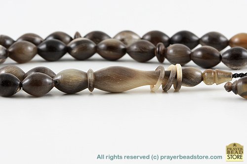 Buffalo Horn Prayer Beads