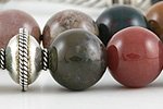 Moss Agate Prayer Beads