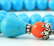 Howlite Turquoise Mala