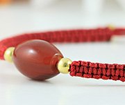 Agate Macrame Bracelet